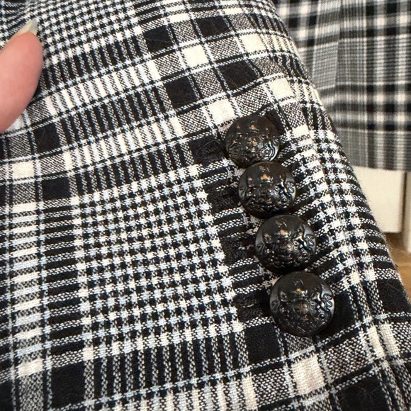 Veronica Beard Monochrome Checkered Blazer - Picture 7 of 8